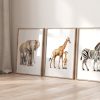 Jungle Animal Nursery Wall Art