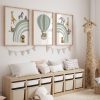 Safari Rainbow Nursery Print