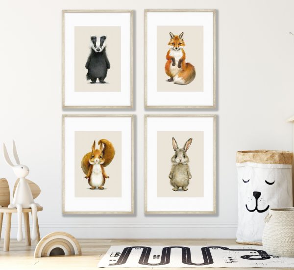 Whimsical Woodland Nursery Art