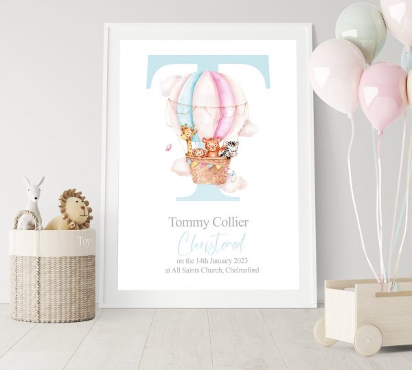 Personalised Baptism Gift For Baby Boy