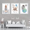 Outer Space Wall Art Prints Set Of 3