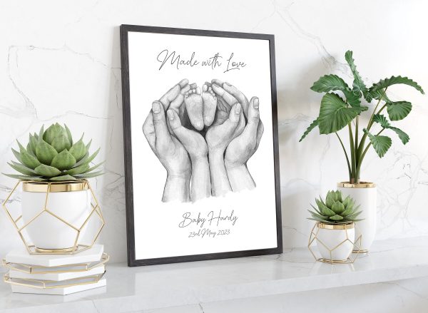 Personalised Family of 3 Gift