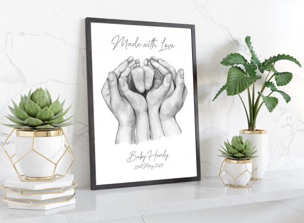 Personalised Family of 3 Gift