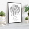 Personalised Angel Baby Print