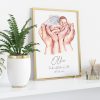 Personalised Angel Baby Print