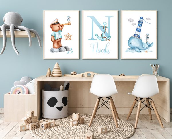 Kids Nautical Wall Art