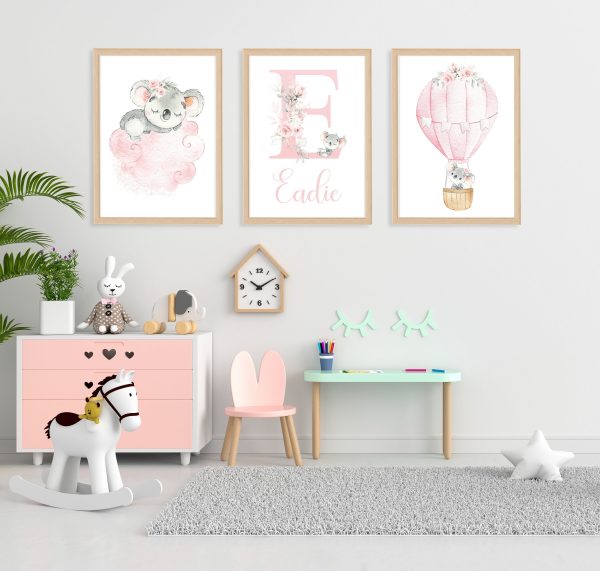 Koala Bear Set of 3 Prints