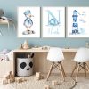Nautical Nursery Prints Set of 3