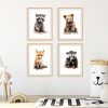Forest Nursery Prints Set of 4