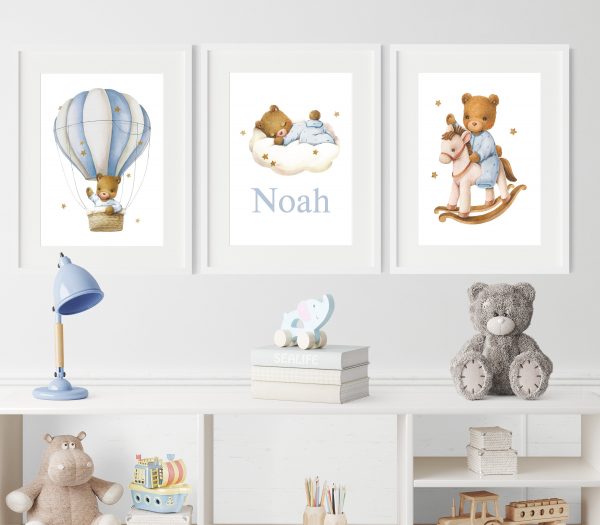 Baby Bear Nursery Posters