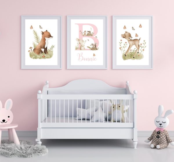 Woodland Nursery Print set of 3
