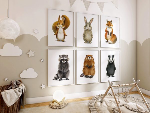 Woodland Nursery Prints