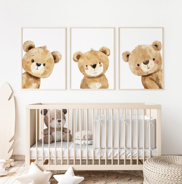 Teddy Bear Nursery Wall Art